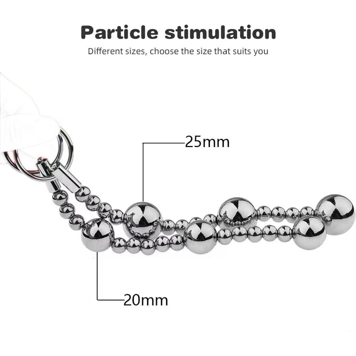 Анальні намиста з нержавіючої сталі з кільцем для булавки, анальні кульки, анальна ланцюжок, анальний плагін, металеві вагінальні кулі, сексуальні іграшки для жінок, сексуальні продукти для дорослих, 25 мм анальна ланцюжок з 5 намистин