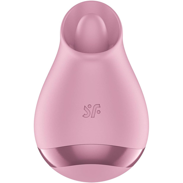 Satisfyer Tongue Player: вібратор для жінок, 8 режимів вібрації та стимуляції язичка, водонепроникний (IPX7), USB-C зарядка, силікон