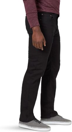 Чоловічі джинси Wrangler Authentics класичного крою, стрейч, 5 кишень, чорні, розмір 38W / 32L
