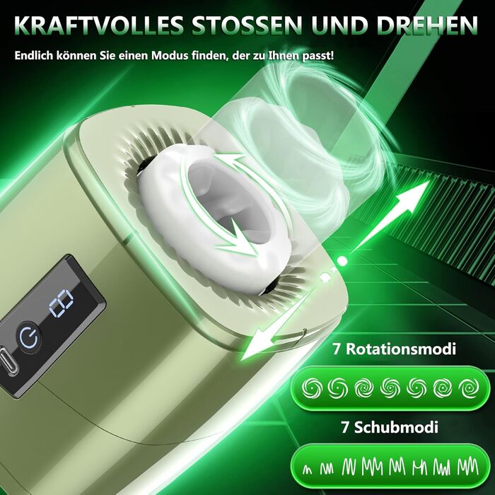 Іграшка для чоловіків Pocket Pussy: 7 режимів, телескопічна функція, обертання, 3D вагіна. Іграшка для пар