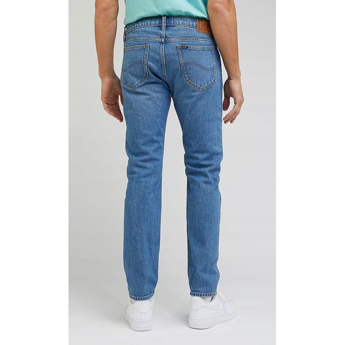 Чоловічі джинси LEE Classic Straight Fit Brooklyn, синьо-чорні (Moody Blue Used), розмір 32W/34L