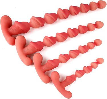 Силіконові анальні кулі Youxclian різних розмірів для сексуальної стимуляції (5/6/7/8 см)