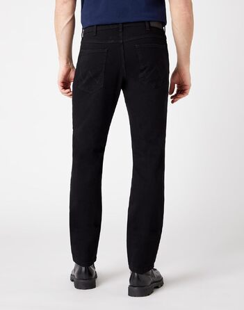 Чоловічі джинси Wrangler Regular Fit Regular - середня посадка, колір Black Rinse (синьо-чорний), W34 L30