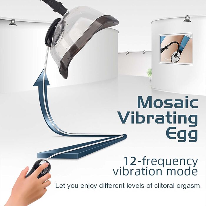 Жіноча мушля-насос для вагіни з вібрацією клітора, 12 режимів вібрації, ручний вакуум, жіноча іграшка для дорослих, кліторальний присосок