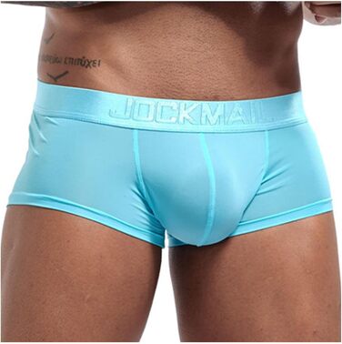 Чоловіча труси боксер з м'якої тканини, дихаюча, ретро-стиль, 7 шт. в упаковці (XXL, блакитний)