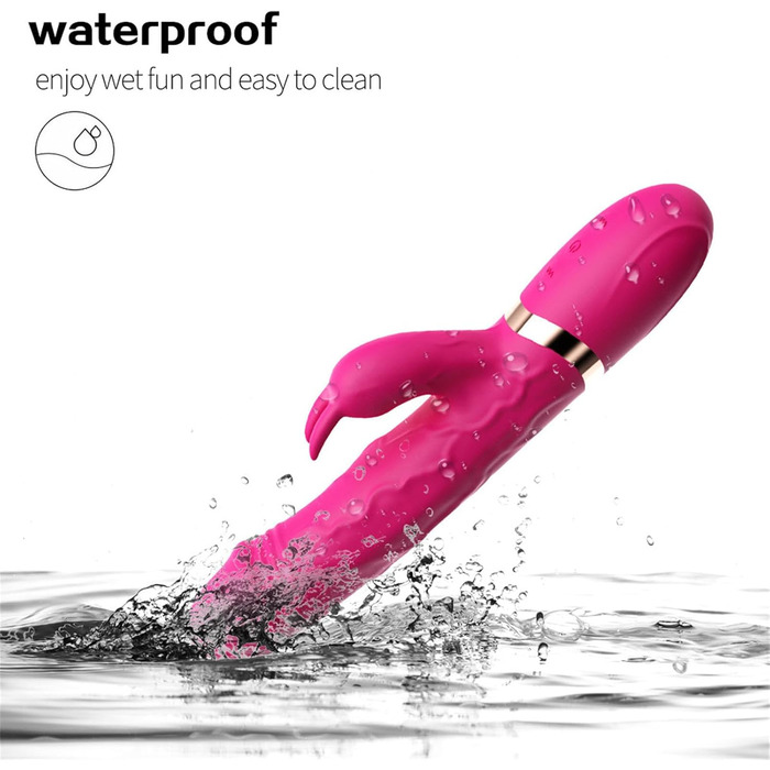 Вібратор G-Punkt Klassischer: 10 режимів, силікон, для жінок та пар (рожевий)