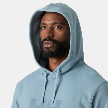 Чоловічий худі Helly Hansen HH Logo з капюроном, розмір XL, колір Windy Blue