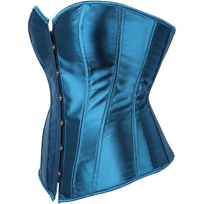 Корсет Daen Korsett великого розміру: сексуальний корсет, топ, спідня білизна (L, блакитно-зелений, блакитний)