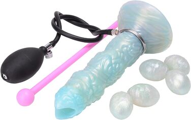 Анальний плаг з силікону Axcroo з 5 кульками, надувний, для анусу, вагінальний дилататор, мастурбатор, SM-іграшка для жінок та чоловіків