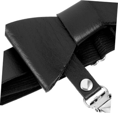 Затискач для панчіх Minkissy: регульований ремінь для ніг, стрічка-тримач, металевий, чорний