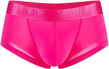 Чоловіча труси боксер з м'якої тканини, дихаюча, ретро-стиль, 7 шт. в упаковці, рожевий XL