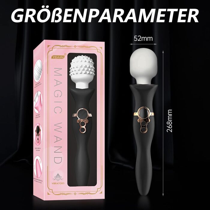 Вібратор для жінок з 9 режимів вібрації, подвійна вібрація, сексуальні іграшки для дорослих