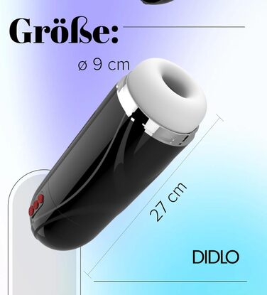 Електричний мастурбатор для чоловіків DIDLO Rotor-MM15 Special Edition від MICAELA SCHÄFER, USB, 30 см