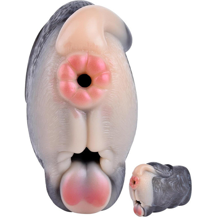 Реалістичний мастурбатор Seckoe Tier Taschenmuschi для чоловіків, з анімальною вагіною та анальним тунелем