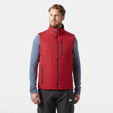 Чоловічий утеплений жилет Helly Hansen Crew Insulator Vest 2.0, червоний, розмір M