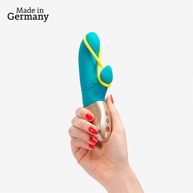 Вібратор для жінок AMORINO Petrol – міні вібратор для клітора та G-точки з 6 рівнями вібрації, Petrol, одиночний