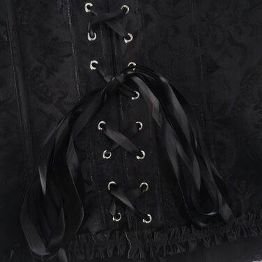 Чорне корсетне мереживо для повних грудей: мереживний корсет XXL для вечірньої сукні та повсякденного носіння