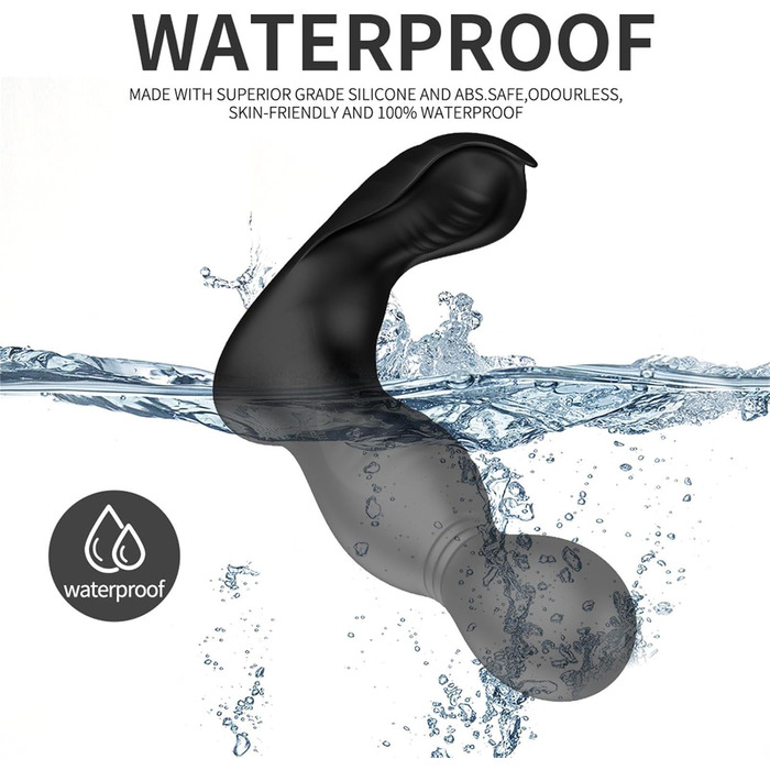 Вібратор для жінок G-точка та клітора, 7 режимів вібрації, 7 режимів гойдання, вібратор-метелик, анальний дилда, секс-іграшки з пультом дистанційного керування для пар, чорний