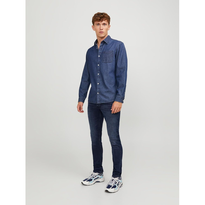 Чоловічі джинси Jack & Jones JJIGLENN Original CB 815 NOOS, сині (36W / 32L)
