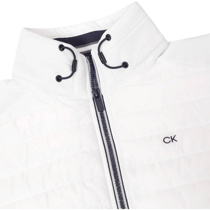 Чоловіча гібридна утеплена куртка Calvin Klein Hybrid Insulate 2026, біла, розмір L
