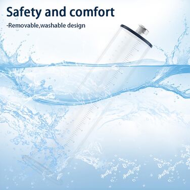 Насадка для помпи для статевих органів NAIXBTY: прозора трубка зі шкалою для збільшення статевого члена, покращення ерекції та лікування імпотенції. Підходить для чоловіків. Розмір: 22,9 × 7,6 см