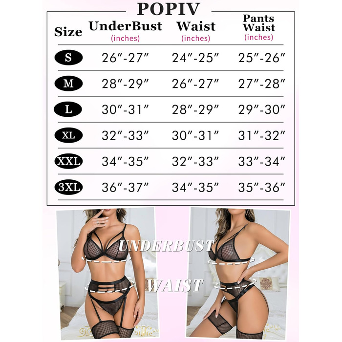 Жіночий комплект білизни popiv Lingerie Set, синьо-зелений, розмір M