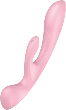Вібратор для жінок Satisfyer Triple Oh G-Punkt з 3 моторами | Гінекологічний вібратор | Водостійкий (IPX7) | 20 режимів | Рожевий