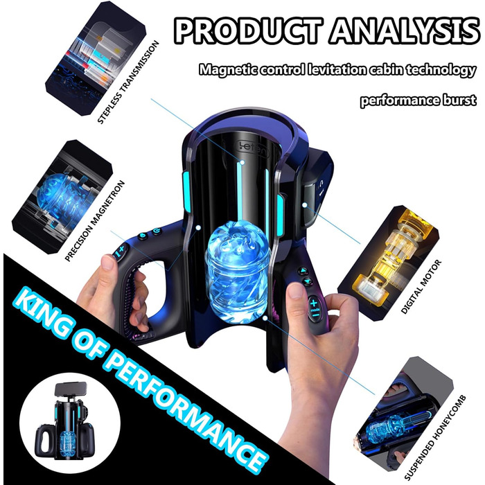 Електричний мастурбатор для чоловіків, бездротовий стакан, 10 швидкостей, 10 частот, аудіо-інтеракція, автоматичний вібратор для чоловіків