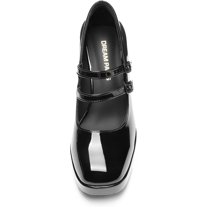 Жіночі закриті туфлі-човники Dream Pairs, чорні, розмір 36.5 EU