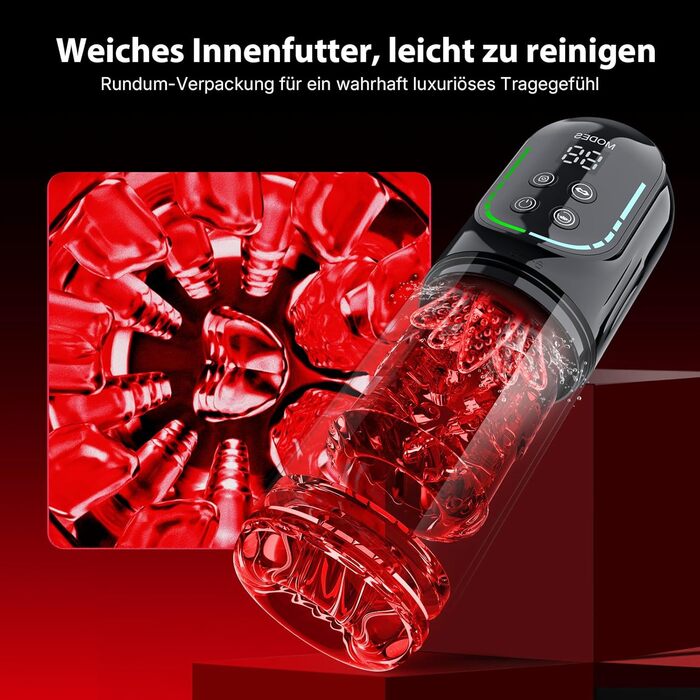 Мастурбатор чоловічий KI VIJISA з 7 режимами: вібрація, ротація, телескопічний, з силікону, для задоволення