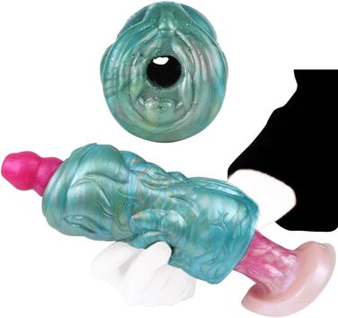 Імітатор вагіни Jixaxe Alien Monster для чоловіків, реалістичний мастурбатор з 3D-вагіною та анальним отвором, компактний, для соло-ігри (G6173)