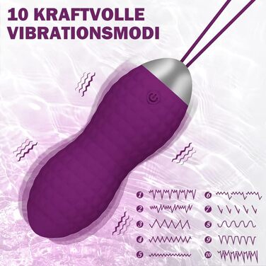 Вібратор-кулька Allmay Liebeskugeln Vibration: стимуляція G-точки та клітора, 10 режимів, з пультом керування, для пар