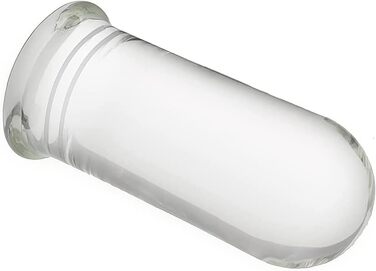 Скляний анальний дildo SAUVASFZ з сукупником, 4-6 см, для масажу простати та анального секса