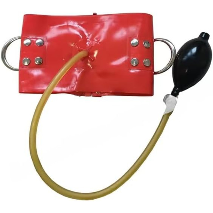 Латексний catsuit Gaylop 0,4 мм, червоний, XL: сексуальний латексний костюм з блискавкою, ручної роботи