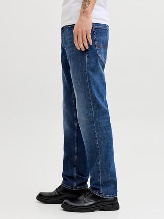 Чоловічі джинси Jack & Jones JJIMIKE Tapered Fit синього кольору, модель JJORIGINAL ST 172 NOOS