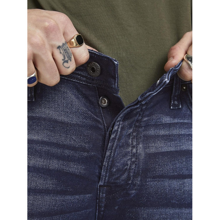 Чоловічі джинси Jack & Jones Jjimike Jjoriginal Loose Fit, синій денім, 34W / 32L