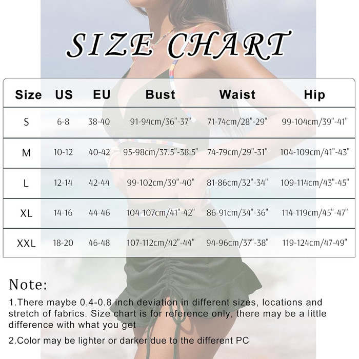 Сексуальний жіночий купальник-бікіні з V-подібним вирізом, висока талія, двочастинний, шнурівка, армійного кольору, XL