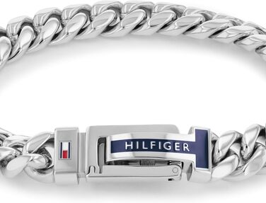 Чоловічий браслет-ланцюг Tommy Hilfiger зі сталі, сріблястий