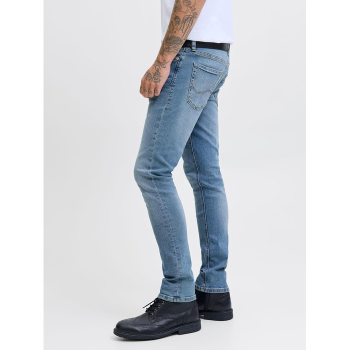 Чоловічі джинси Slim Fit JACK & JONES JJIGLENN JJORIGINAL SQ 030 NOOS, синій денім, 33W / 32L