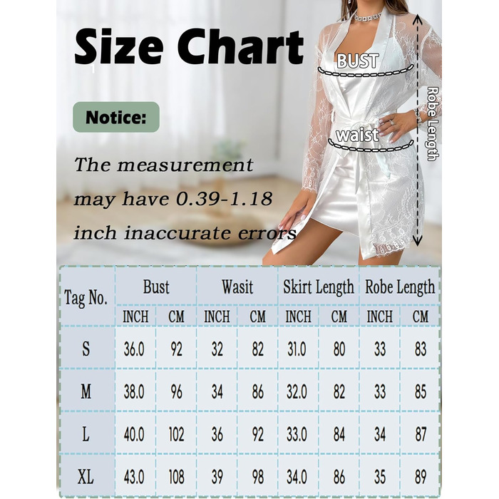 Халат жіночий FEOYA з коротким рукавом, нічна сорочка, легкий бандаж, білий, XL