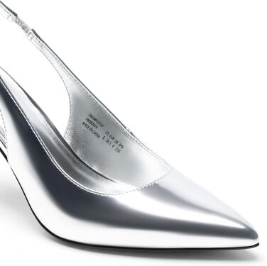 Жіночі туфлі-човники Dream Pairs із закритим носком, сріблясті, розмір 40.5 EU