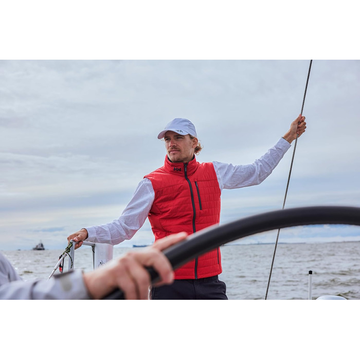 Чоловічий утеплений жилет Helly Hansen Crew Insulator Vest 2.0, червоний, розмір M