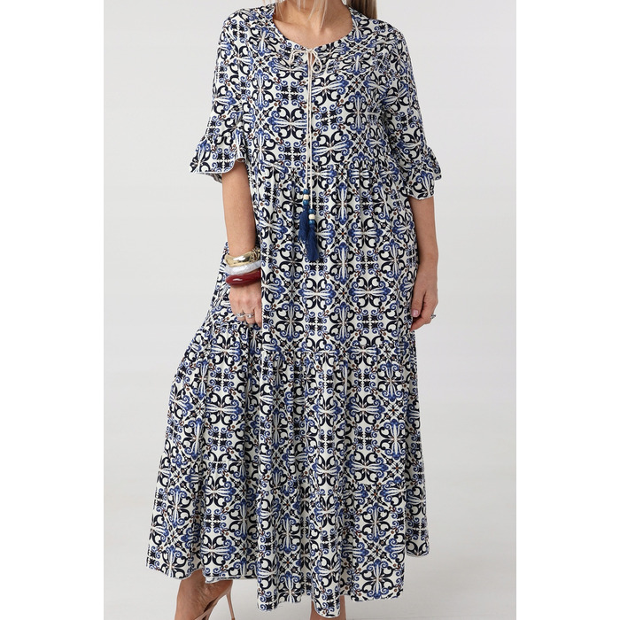 Сукня FEMIMODA в стилі бохо maxi для роботи, розмір 44/46