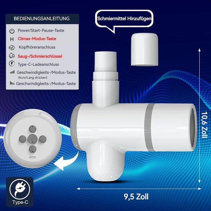 Електричний мастурбатор для чоловіків з пульта дистанційного керування, 8 режимів, Blowjob машина