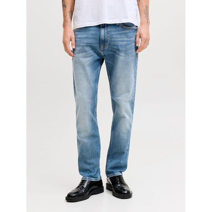Чоловічі джинси Jack & Jones JJICLARK Regular fit, синій денім, 34W / 32L