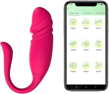 Вібратор-джгутик JFRong Butterfly з силікону з 9 режимами вібрації для жінок, стимуляція G-точки та клітора, анальний вібратор, сексуальні іграшки для пар