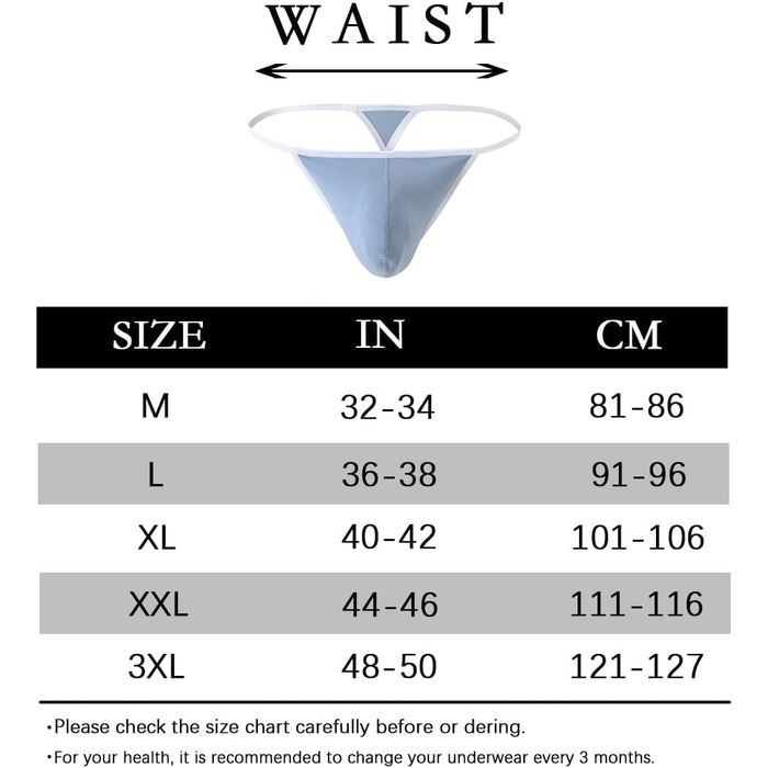 Танга чоловічі з сіткою, великі кишені, м'які, світло-сірі, XXL