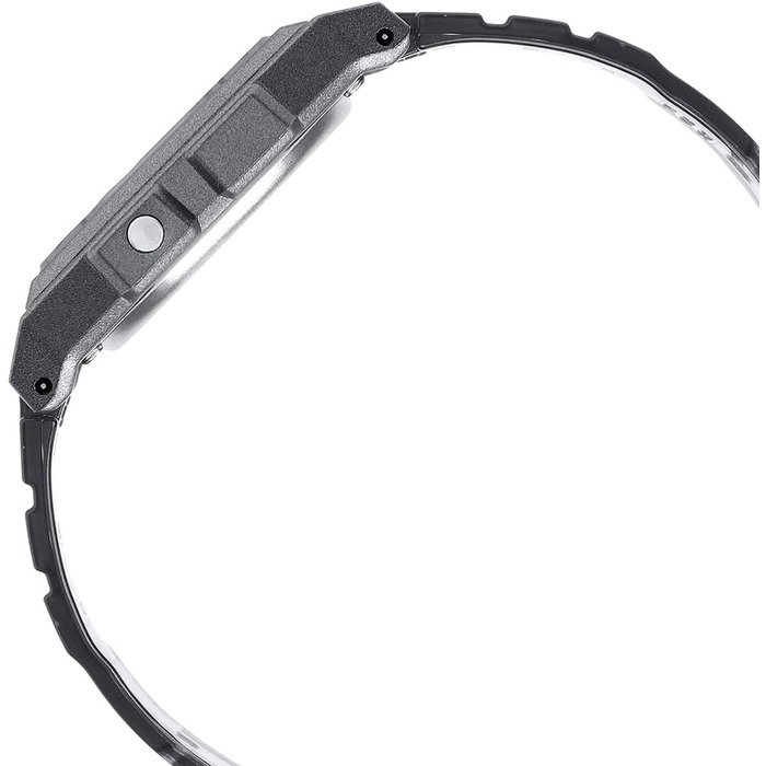Цифровий унісекс годинник Casio Collection у сірому кольорі