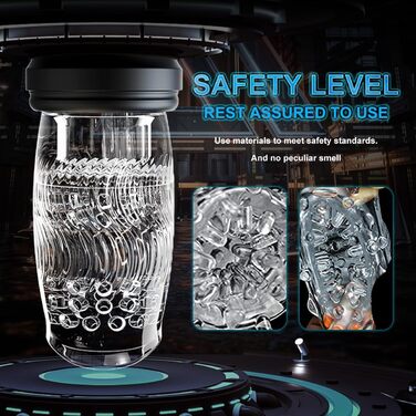 Електричний секс-іграшка для чоловіків з 5 режимами, телескопічною функцією та 10 вібрацій