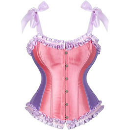 Жіночий сексуальний комплект білизни: мереживний бюстгальтер-халтер, корсет, сатиновий принт, body shaper, для вечірок, розмір 2X-Large